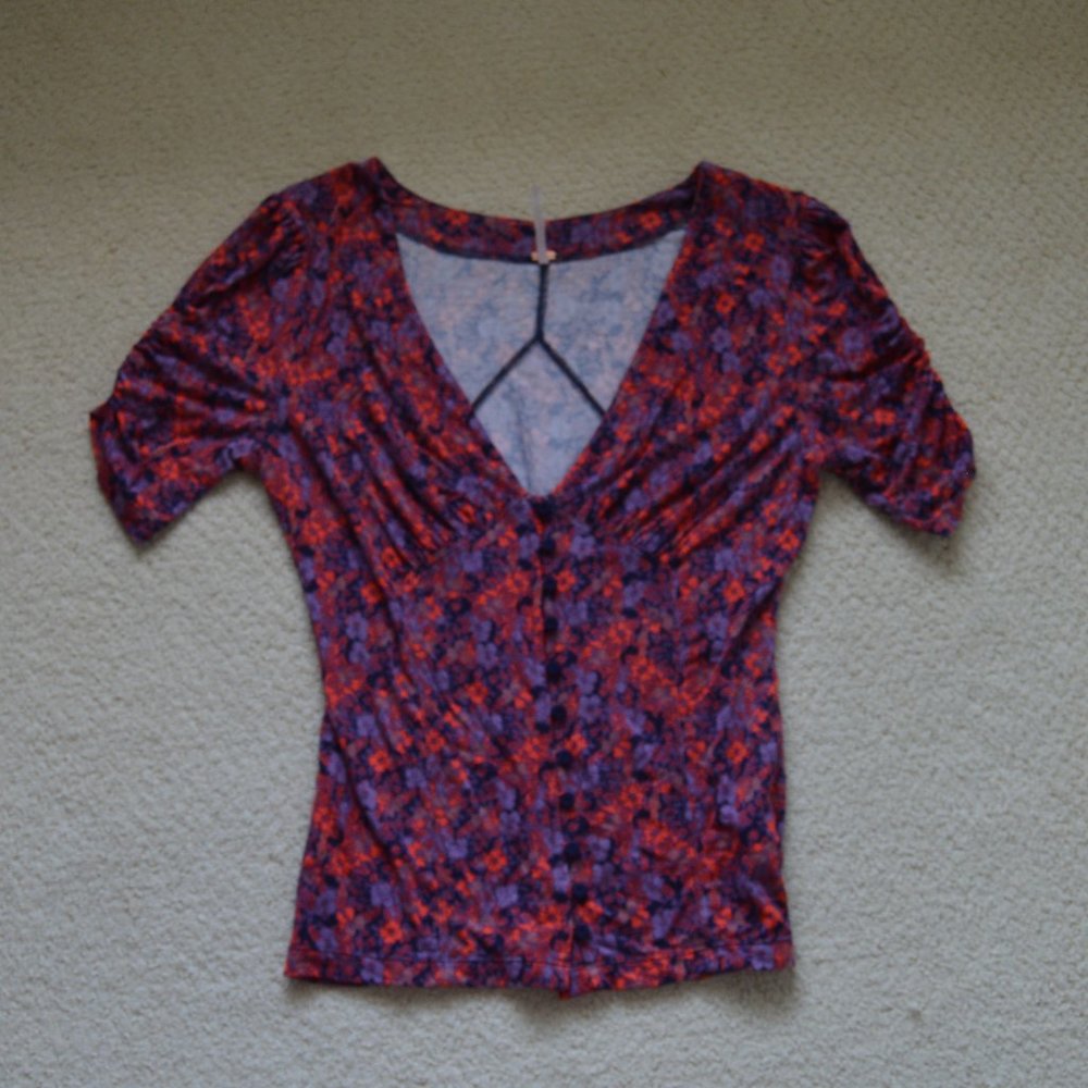 Free People Floral Top